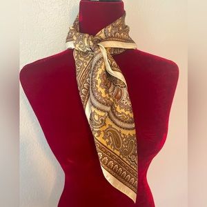 Vintage 1970’s Acetate Scarf made in Italy